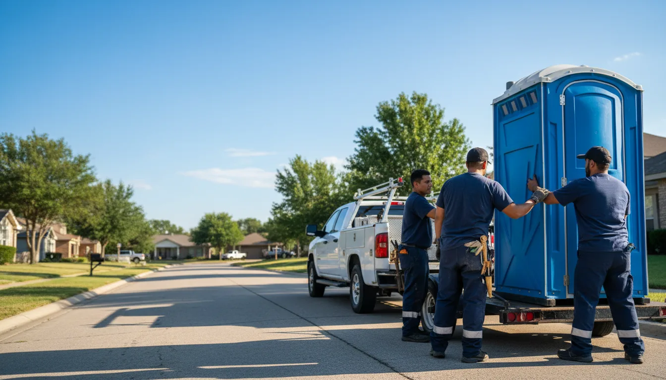 Portable Toilet Rental in Bowie, TX near me